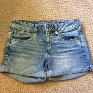 American Eagle Midi Denim shorts